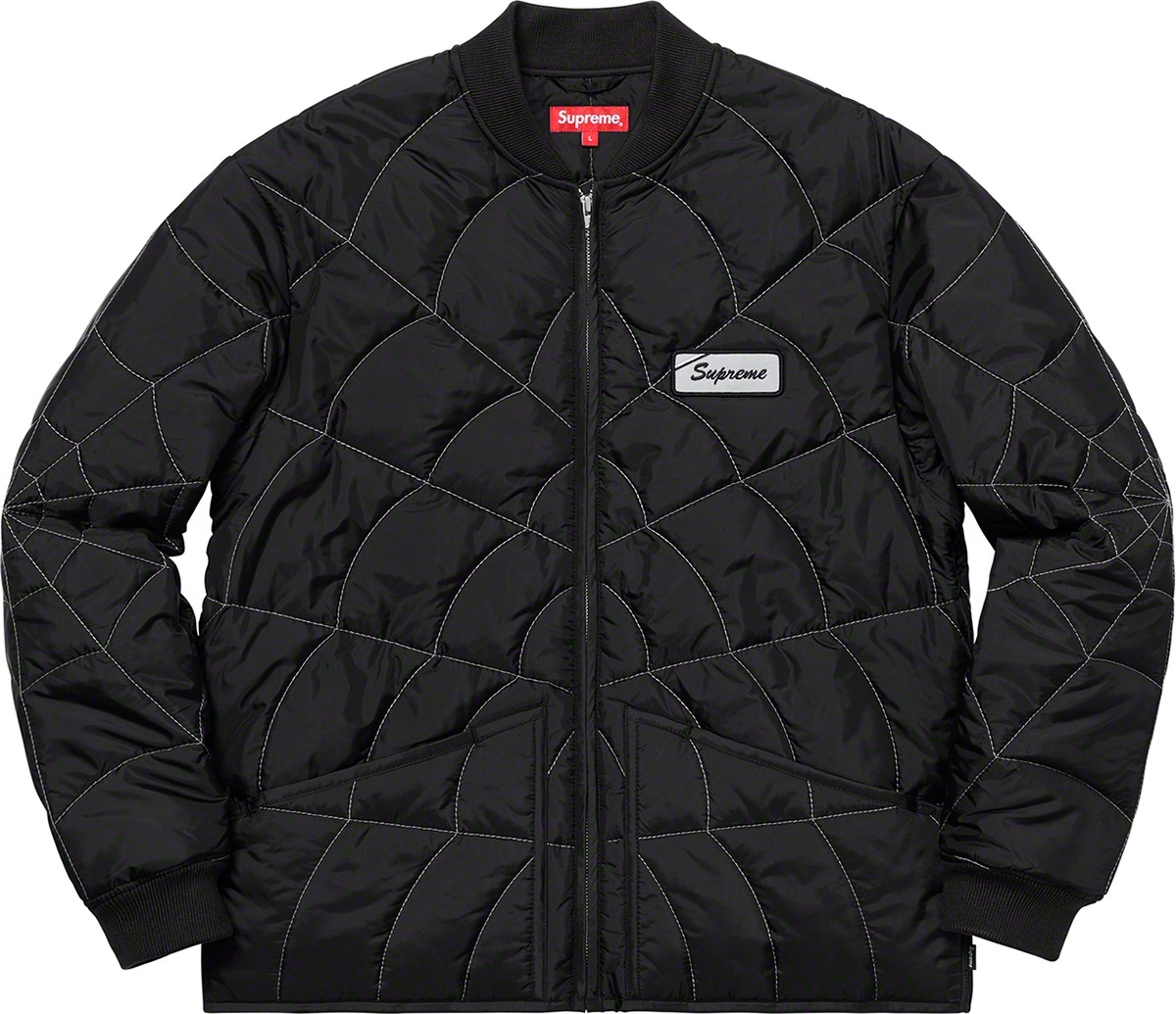 Spider Web Quilted Work Jacket view 9